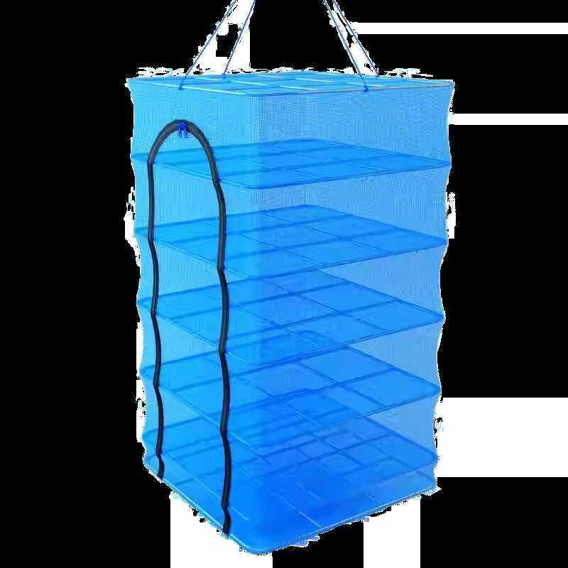 Multifunctional fly-proof drying cage, fish drying net, vegetable drying net, household foldable dry goods drying net bag, dedicated drying container