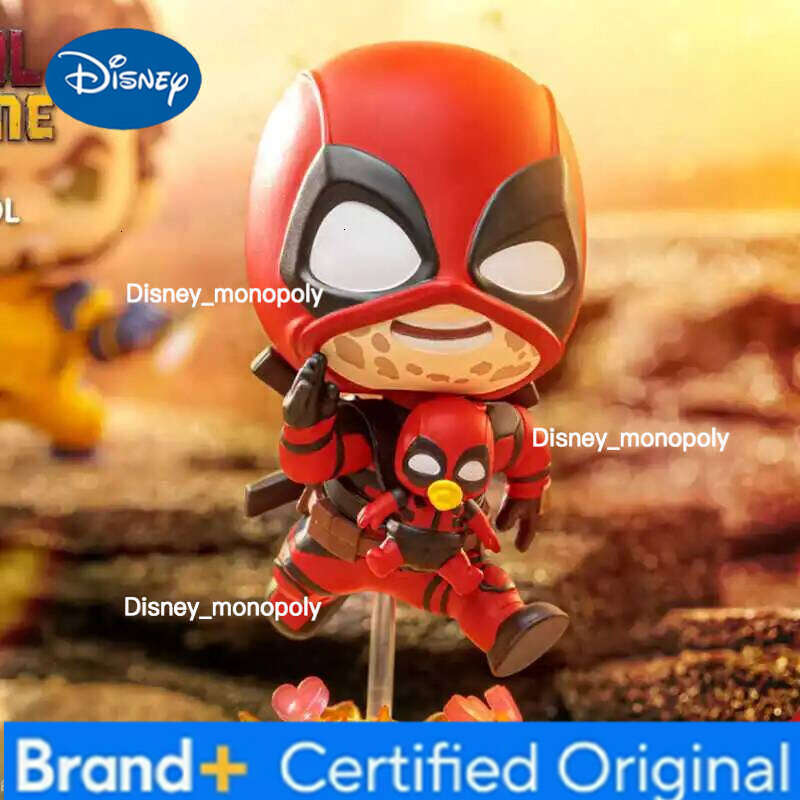 Disney Genuine Hot Marvel Deadpool Wolverine Blind Movie Figure Mystery Surprise Box Collectible Model Toys Doll Gift H260205