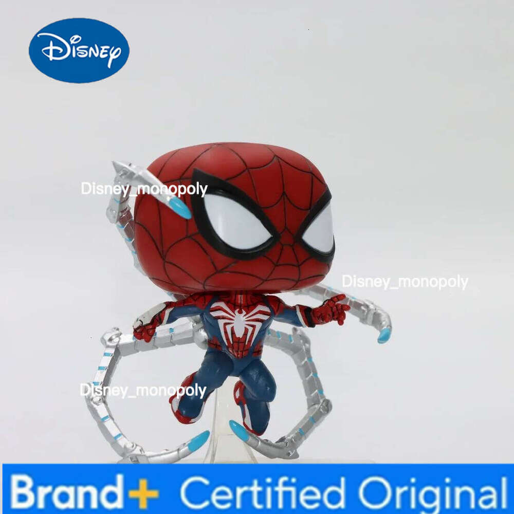 Disney Peter Parker Advanced Suit 2.0 Figure Game Spider-Man 2 Funko Pop! #971 Official Authentic Limited Edition Figures Fans Toy Gift H2602051