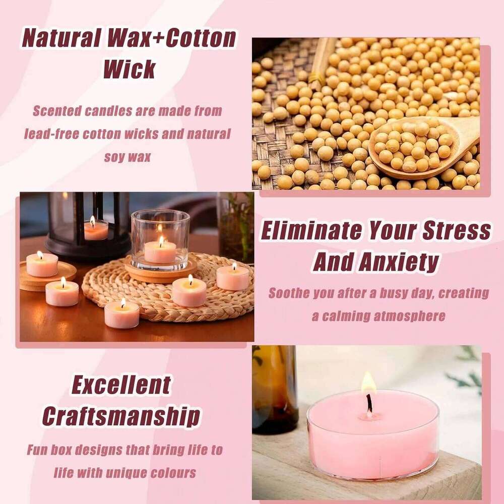 Glass creative proposal and declaration items, romantic scented candles, small round candles S260204