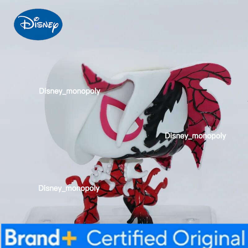 Disney Funko Pop Original Marvel CARNAGE GHOST SPIDER Action Figure Doll Toys Gift for Boys Kids Grils Collectible Desktop Model Decor H260205