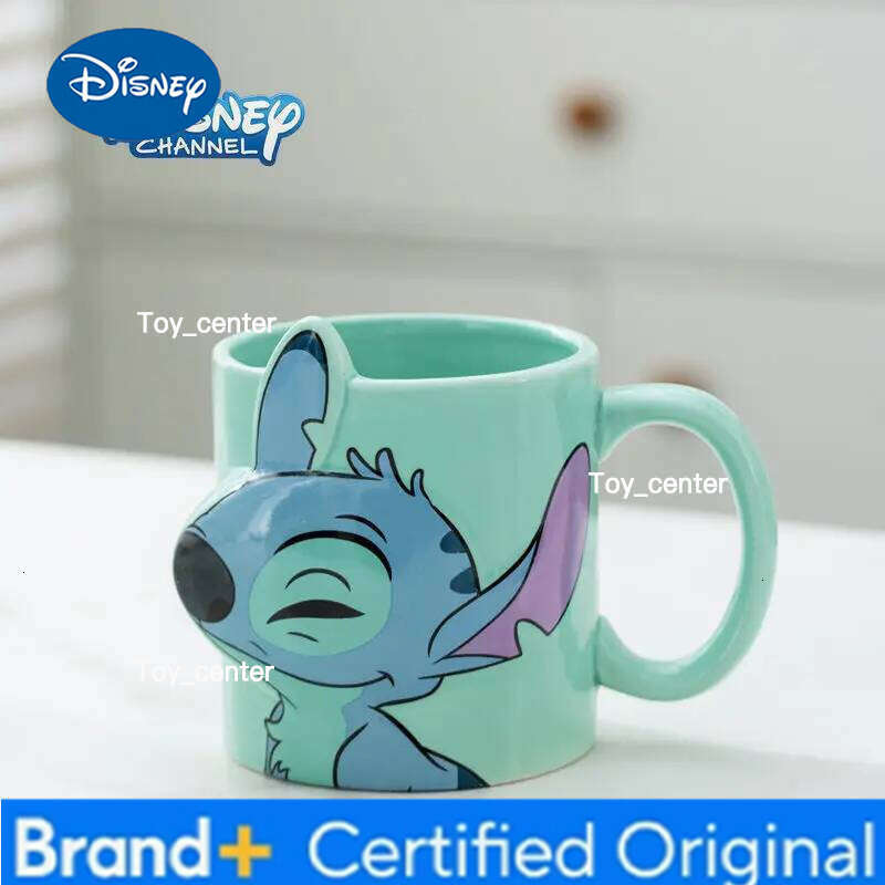 Disney Couple Pair Lilo&Stitch Angie Stitch Home Ceramic Office Coffee Mug Gift H260205