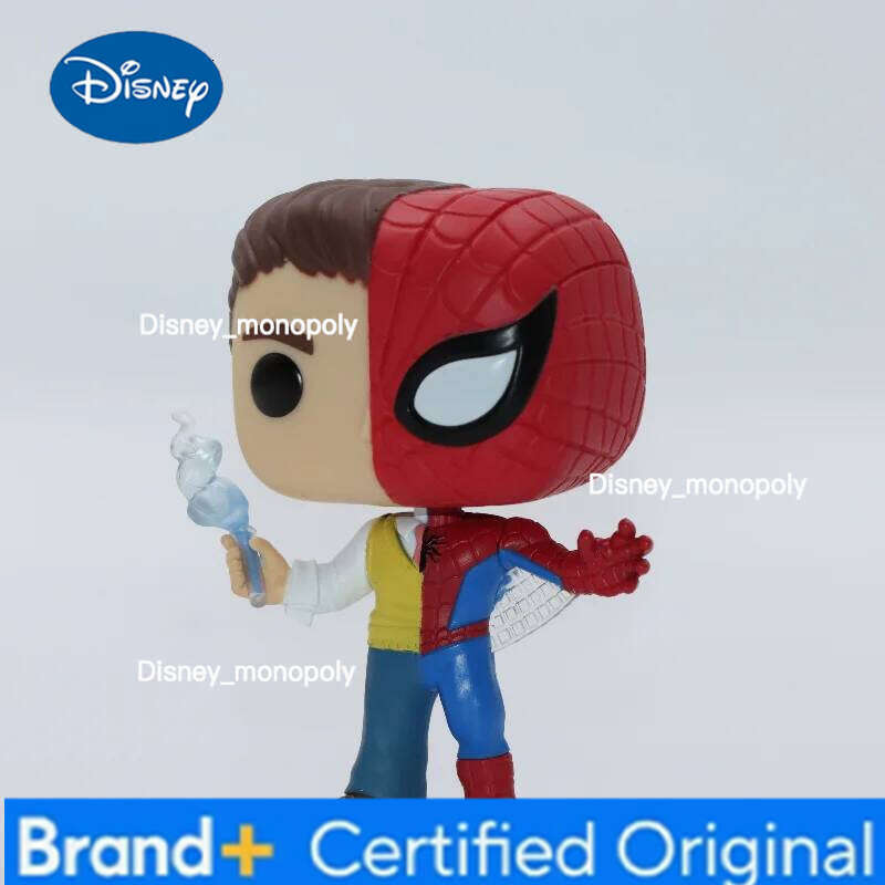 Disney Funko Pop Original MARVEL Spider Man Peter Parker Action Figures Toys for Boys Birthday Gift Collectible Model Ornaments H260205