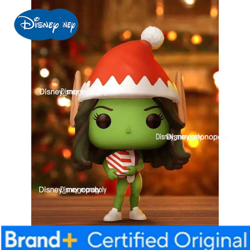 Disney Funko Pop Marvel Holiday Christmas Iron Man Spider-Man Deadpool Thanos Scarlet Witch Doll H260205
