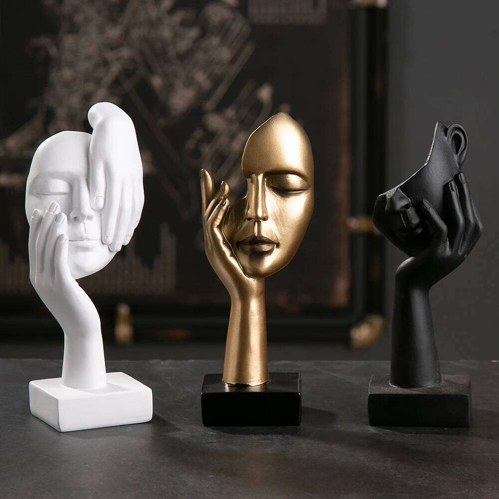 European crafts ornaments simple abstract figure office living room sculpture art decorations S260204