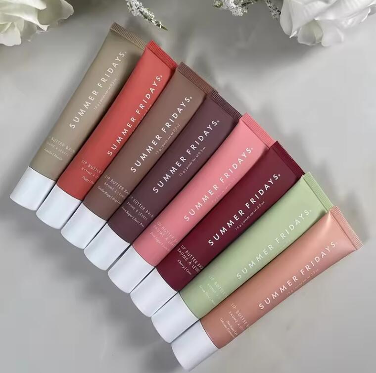 Makeup Lip Butter Balm 15g Pink Sugar Poppy vanilla Sweet Mint cherry Birthday Cake Lip Gloss Moisturizing Smooth Soft Lips Cosmetics