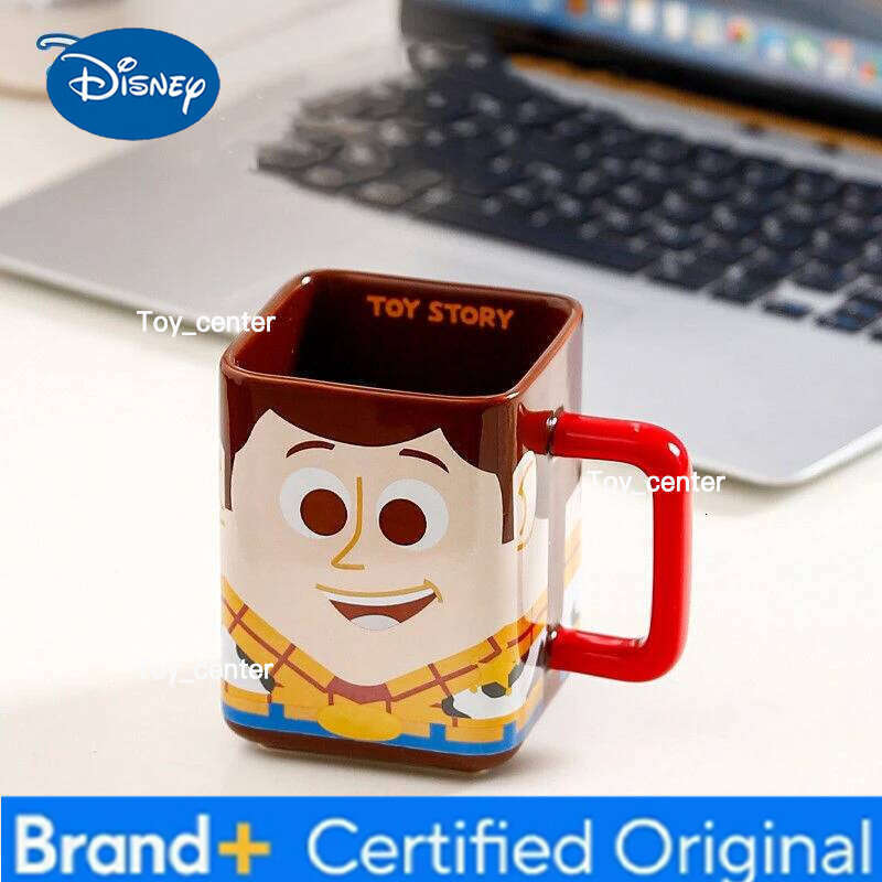 Disney Toy Story Buzz Lightyear Mugs Cartoon Woody Jessie Kawaii Ceramic Drink Water Children's Milk Coffee Mug Cup Gift H260205