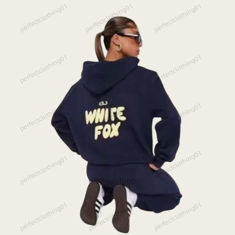Hoodie Designer White Foxhoodie Designer White Hoodie Hot-Selling Spring Autumn Winter Sweatshirt Set White Sports Letter Sweatshirt Fleece 9af