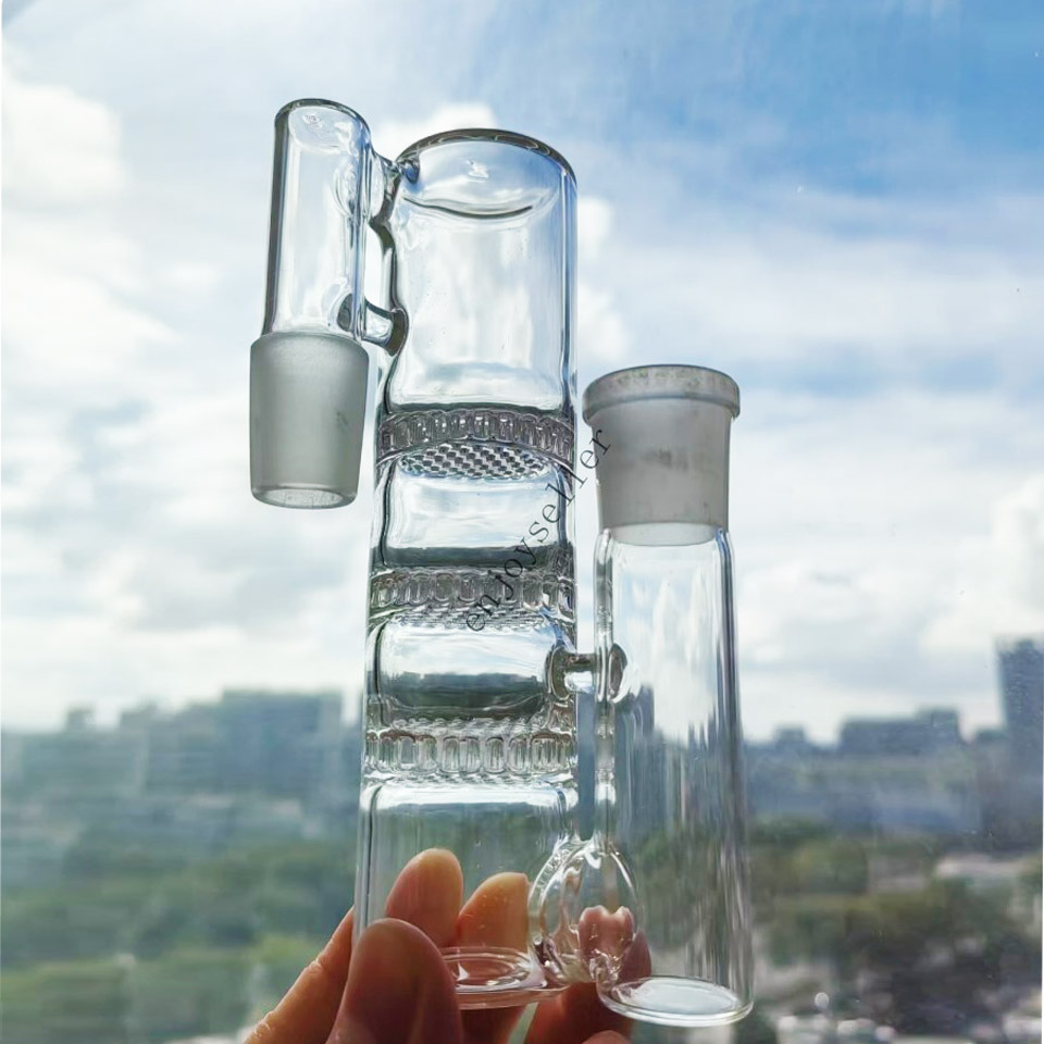 comb Perc 18 mm Ash catcher Thick Glass Smoke collector 14mm Ash Catcher Percolator Bongs bubbler for Hookahs Bong