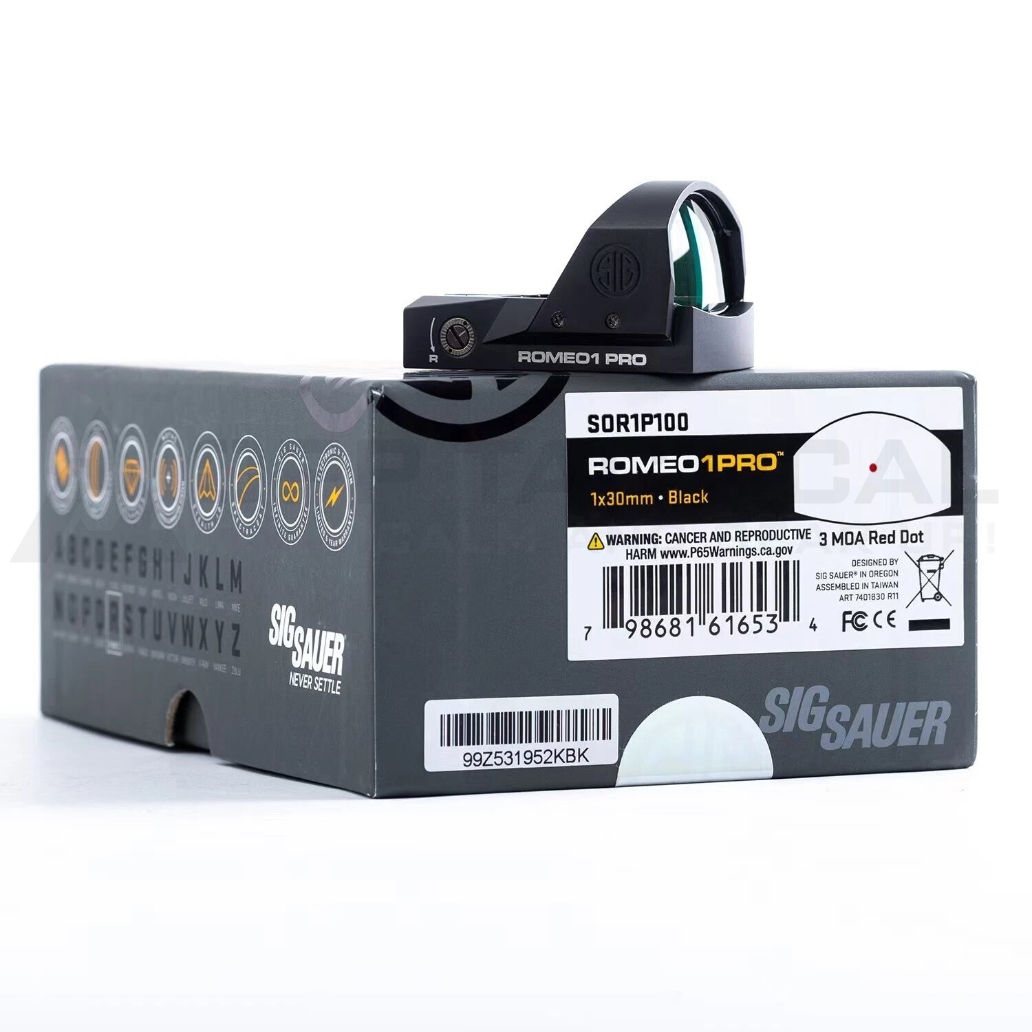 R1 PRO 1x30mm 3 MOA Sight Compact Open Reflex Sight with Protective Shroud USA STOCK