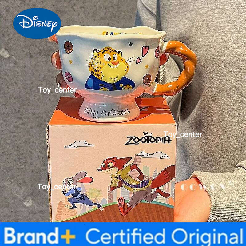 Disney The New Cute Cartoon Best-selling Zootopia Series Judnick Ceramic Mugs and Water Cups Are Holiday Gifts H260205