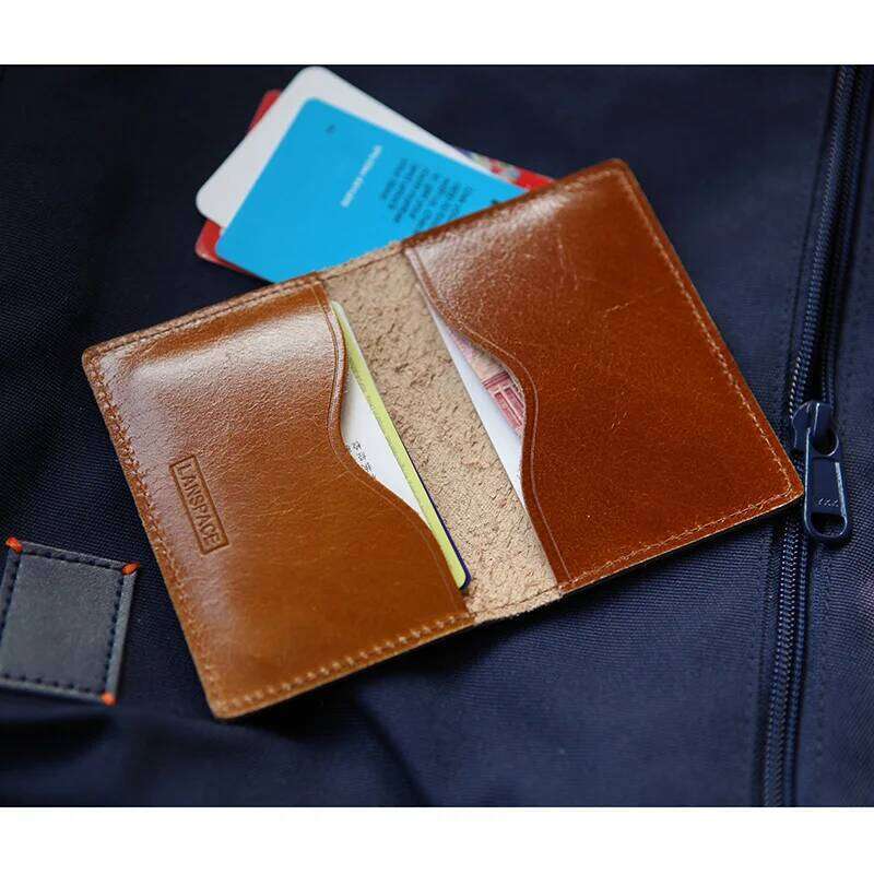 LANSPACE holder fashion card id holders brand men wallets Z260205