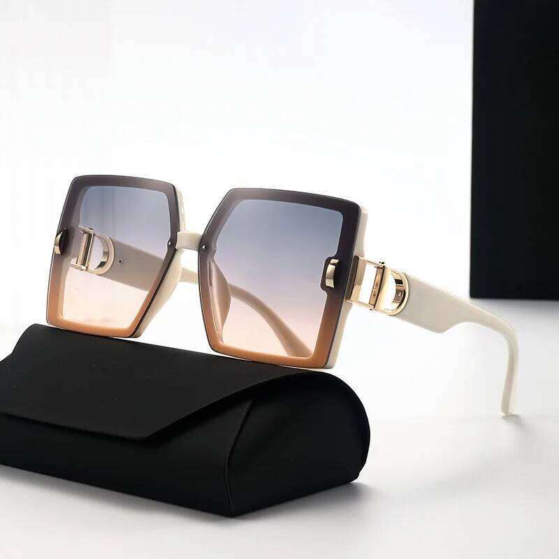 2025 new high-end large frame D-mill sunglasses for womenDS-25022 26Y0205