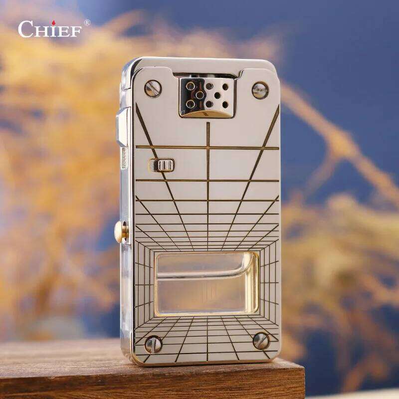 2025 Chief Kerosene Lighter Creative Transparent Oil Compartment Can Be Automatic Ignition Men's Gift Lighters Wholesale S260207