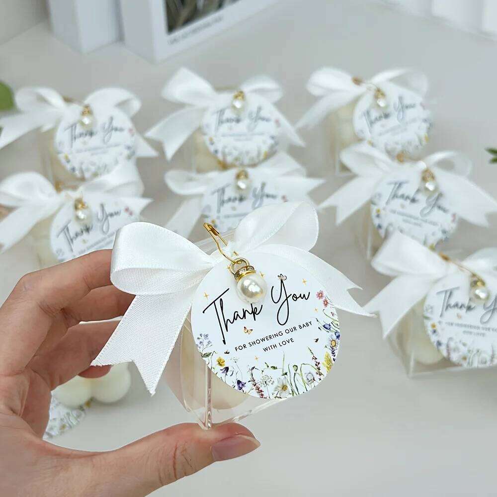 10/20sets Unique Scented Bubble Candles, Elegant Soy Wax Candles for Wedding Favors, Baby Shower Gifts, Party, Home Decorations S260204