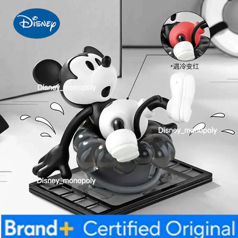 Disney POP MART Steamboat Willie Series Blind Toys Kawaii Anime Action Figure Caixa Caja Surprise Mystery Box Dolls Girls H260205
