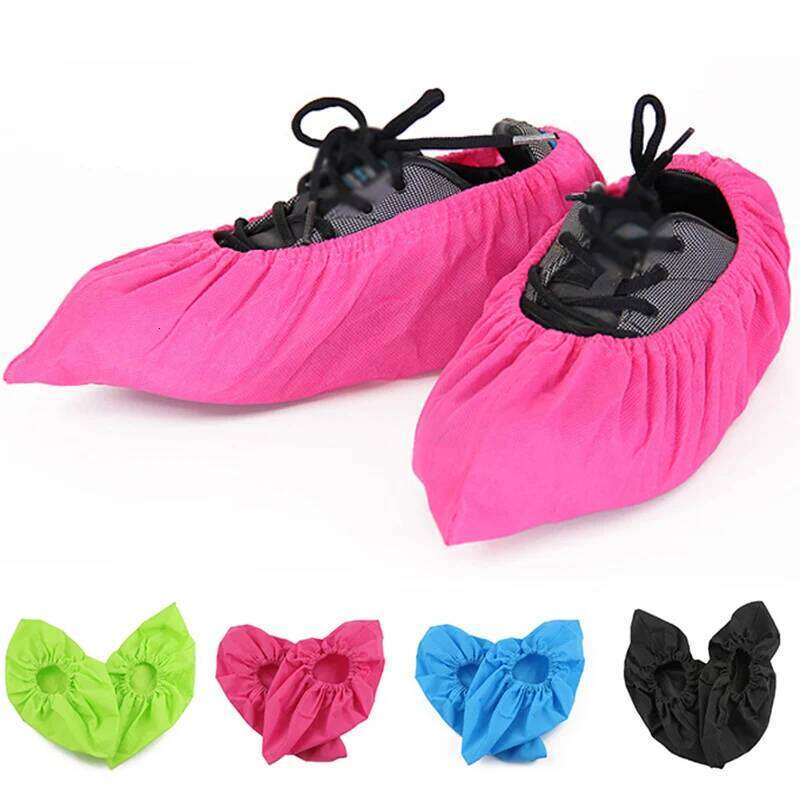 Reusable New Non-woven Shoe Cover Household Thick Washable Shoes Covers Non-slip Non-disposable Guests Family Tools S260204