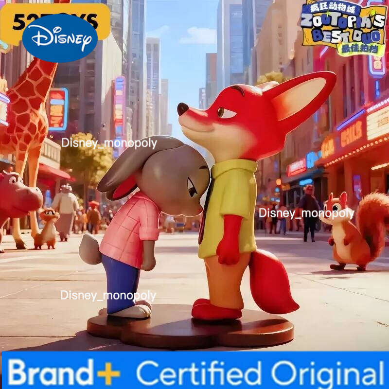 Disney New Hot 52TOYS Zootopia Blind Box Best Partners Series Anime Figures Trendy Toys Ornaments Collection Girl Boy Birthday Xmas Toy H260205