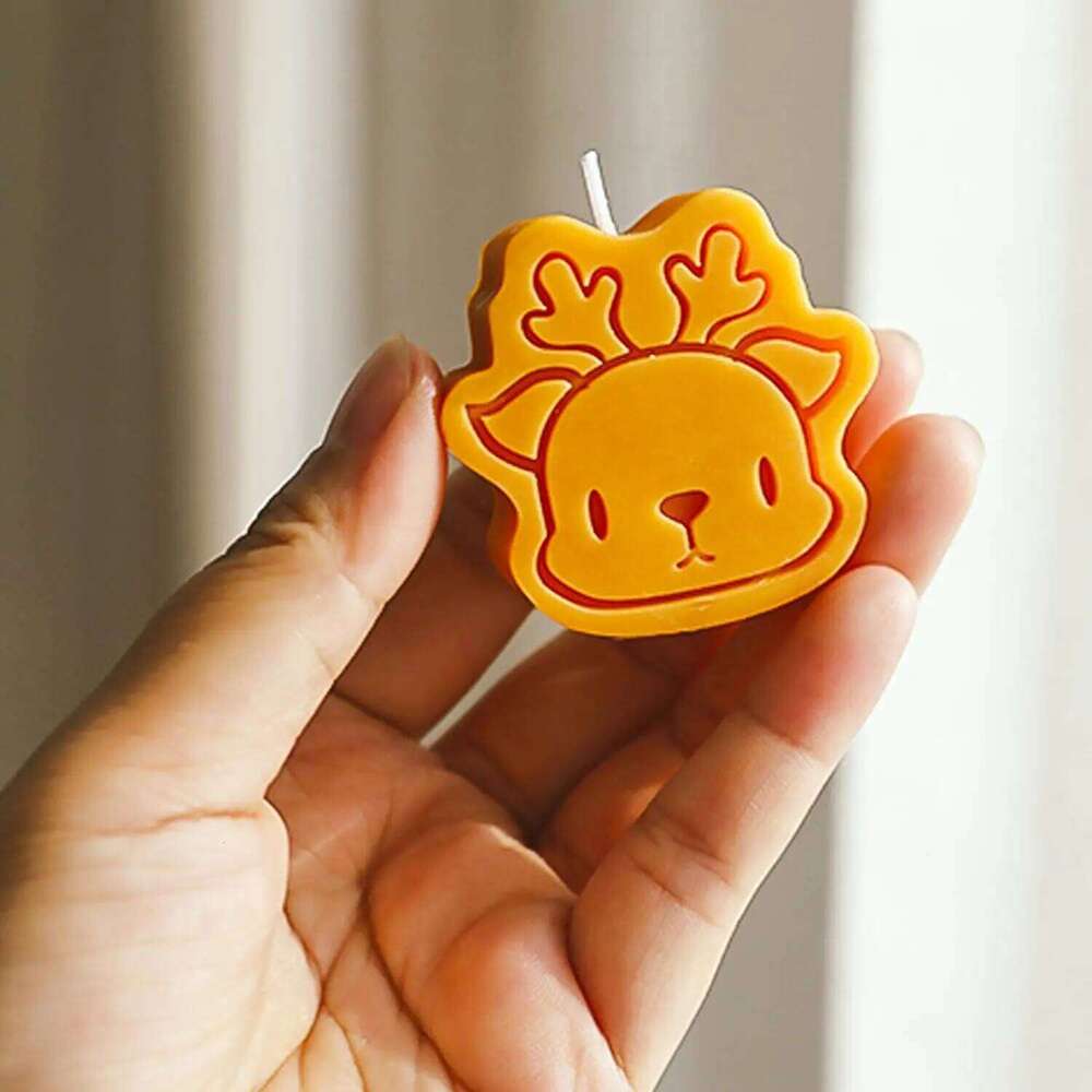 4Pcs Christmas Scented Set Cartoon Santa Claus Elk Trees Snowman Aromatherapy Soy Wax Candles Halloween Home Decor Gift S260204