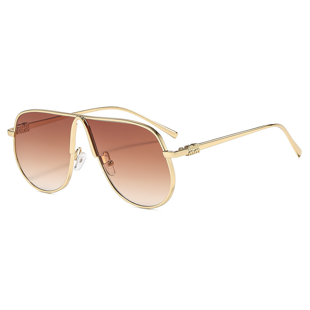 Designer Sunglasses For Women Men Fashion Sunglasses Luxury Polarized Lens Goggle Pilot PC Frame Oversized UV400 Eyewear Luxury Style Sunglasses AX998 - view 4