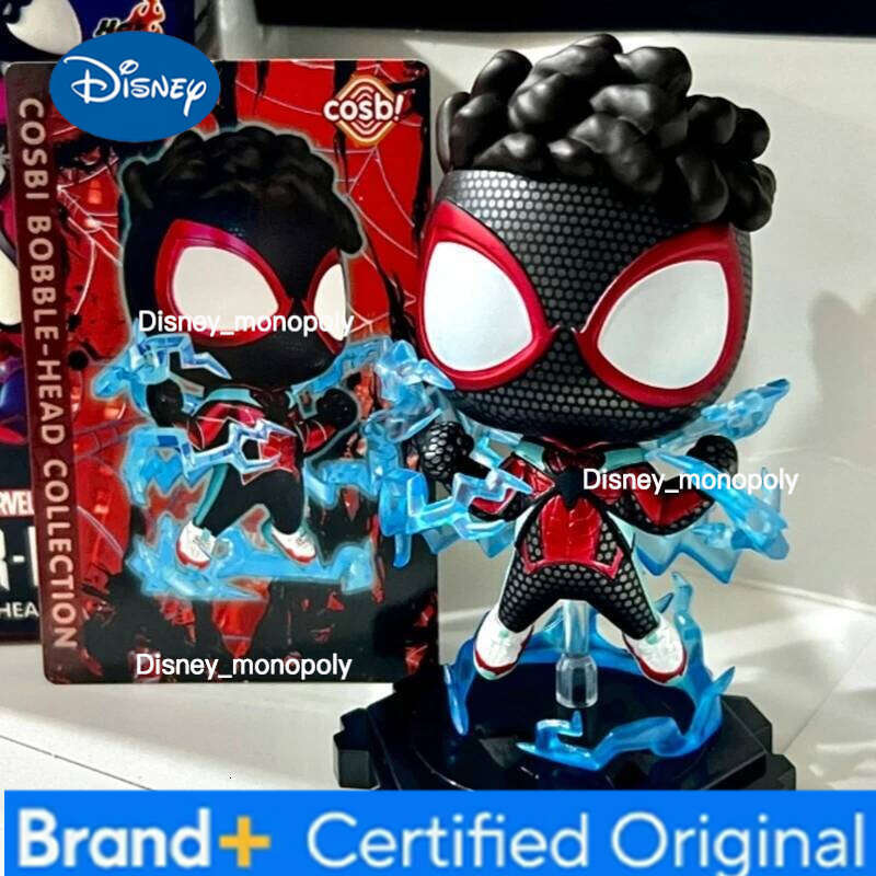 Disney Marvel Spider-Man 2 Blind Peter Parker Venom Cosbi Bobble-Head Figure Exclusive Collectible Mystery Box Toys Kids Gift H260205