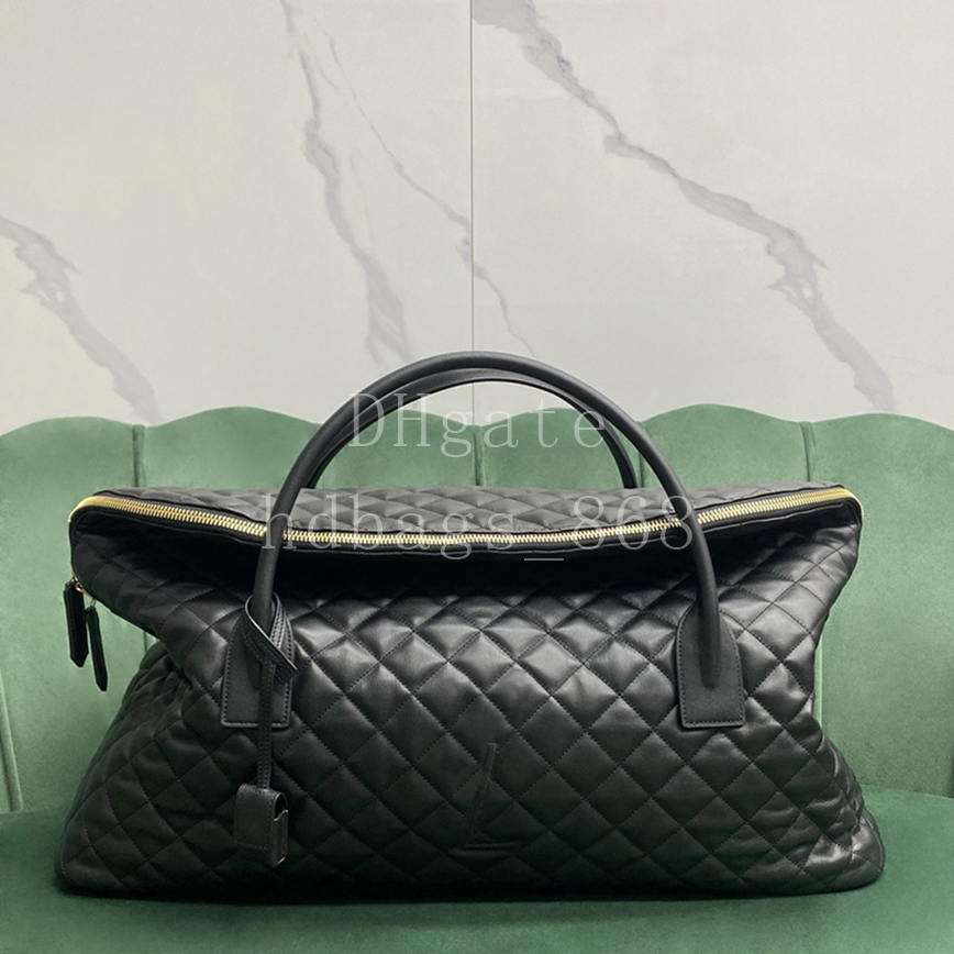 Mirror quality Maxi Designer Travel Bag Shoulder Crossbody bag Luxury Calfskin Handbag Tote 56cm With box Y075