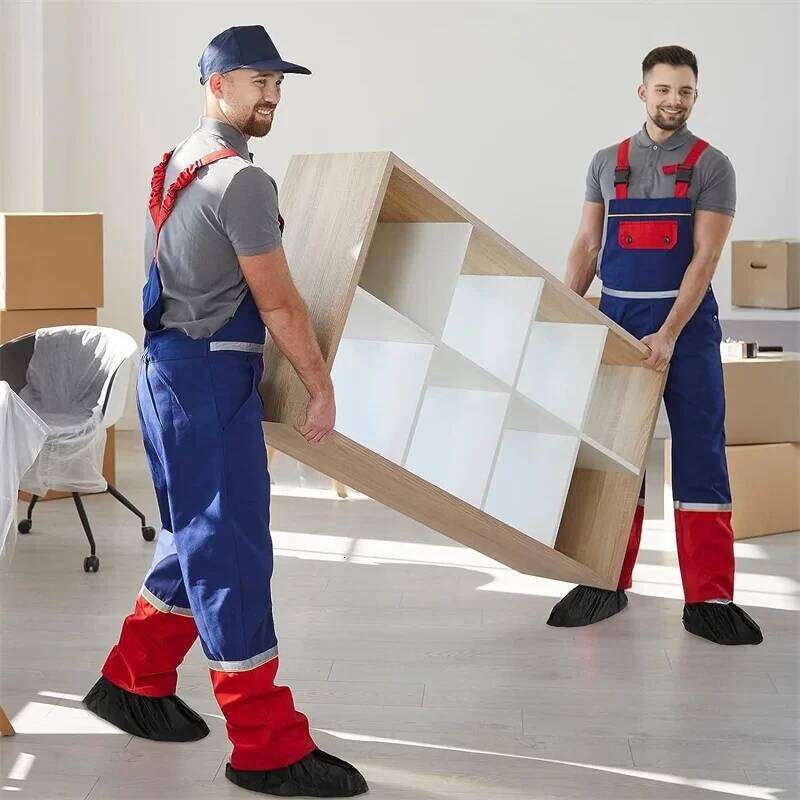 100PCS Disposable Covers Dustproof Non-woven Non-slip Booties Shoe Cover for Students Adults Household Workplace Foot Cove S260204