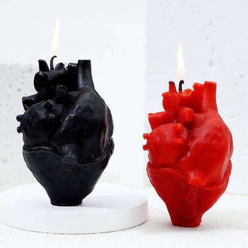 Art Heart Styling Creative Aromatherapy Home Decoration Ornament Candle S260204