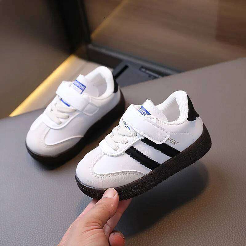 2026 New Toddler Baby Kids Fashion Design Walking Sneakers White Non-slip Casual Boys Girls Breathable Outdoor Sport Shoes 25H1219