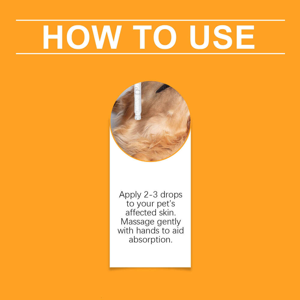 Yegbong Pet Drops Cat Dog Skin Spray Repair Hair Nutrition Massage Care Agent S260203