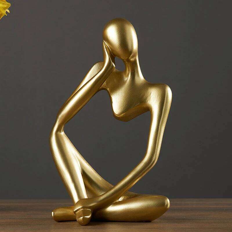 Scandinavian Art Abstract Figures Home Decoration, Mini Crafts, Light Luxury Entryway Ornament, Desktop Decoration 1pc S260204