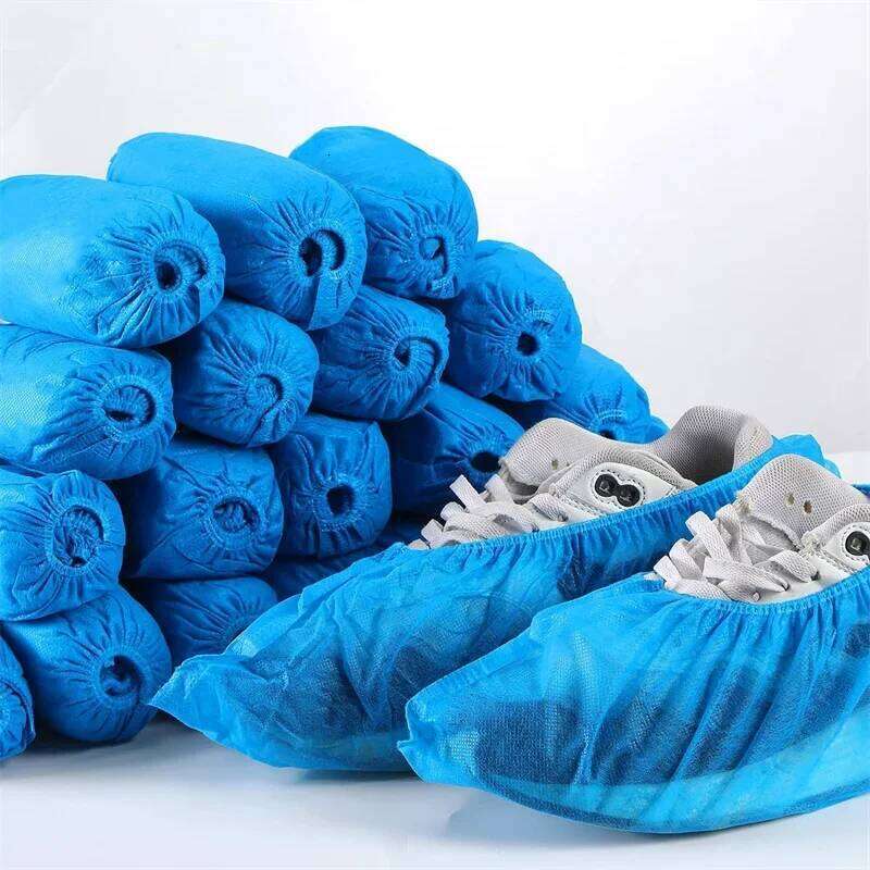 Disposable Non-Woven 50Pack & Shoe Durable Non Slip Overshoes Boot Covers for Indoor Outdoor Home Floor S260204