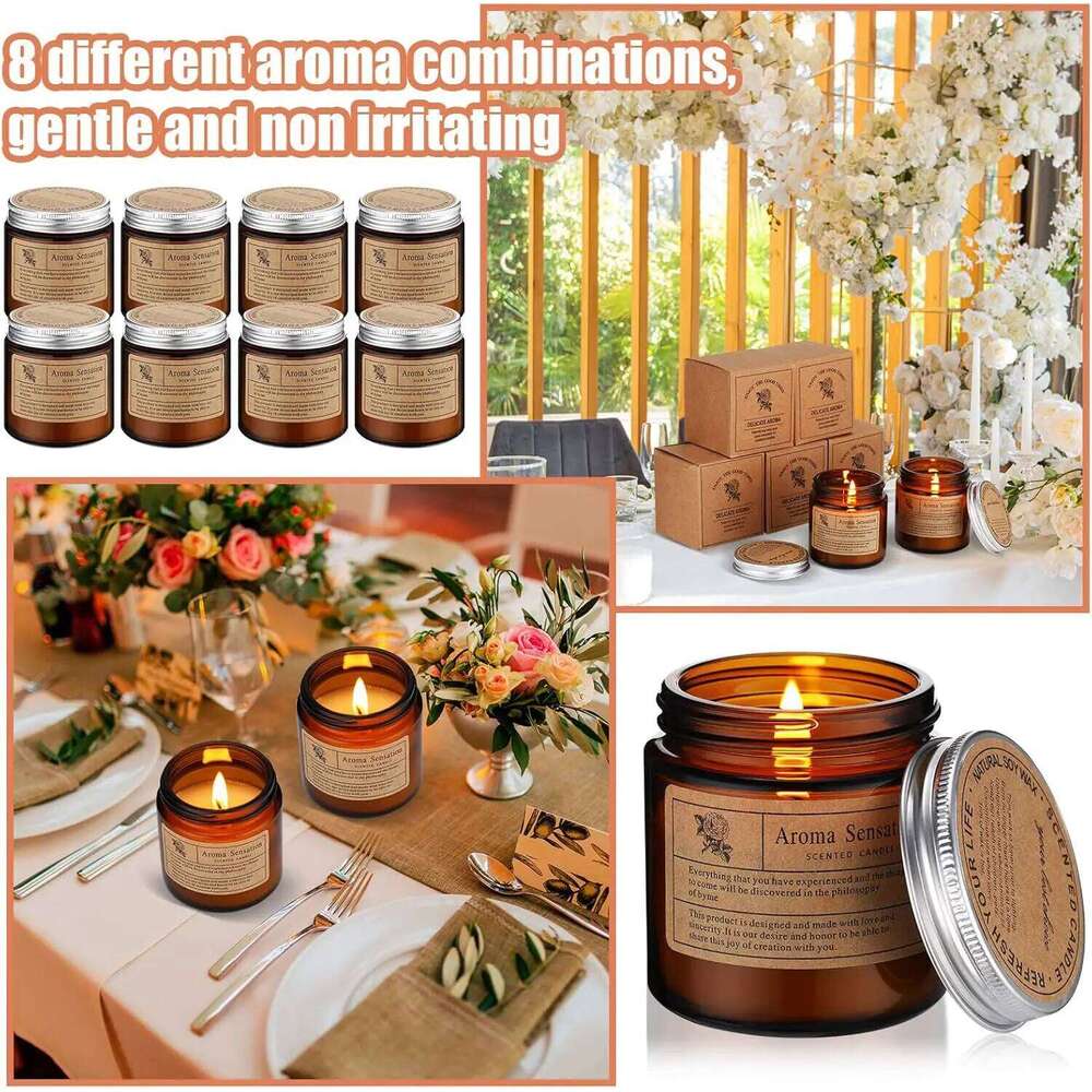 Large Home Use Soy Candle Fragrance Gift Friends Suitable for Domestic Environment H260205
