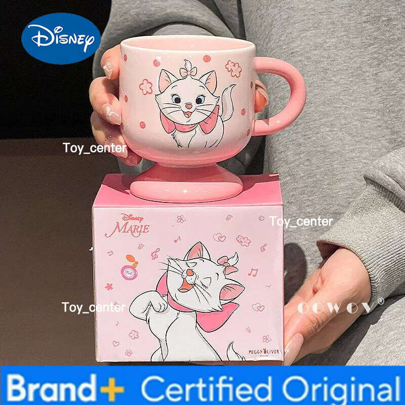 Disney Stitch Ceramic Mug 300ML Cute Cartoon Cup With Handle Microwave&Dishwasher Safe Household Coffe Tea Mugs H260205
