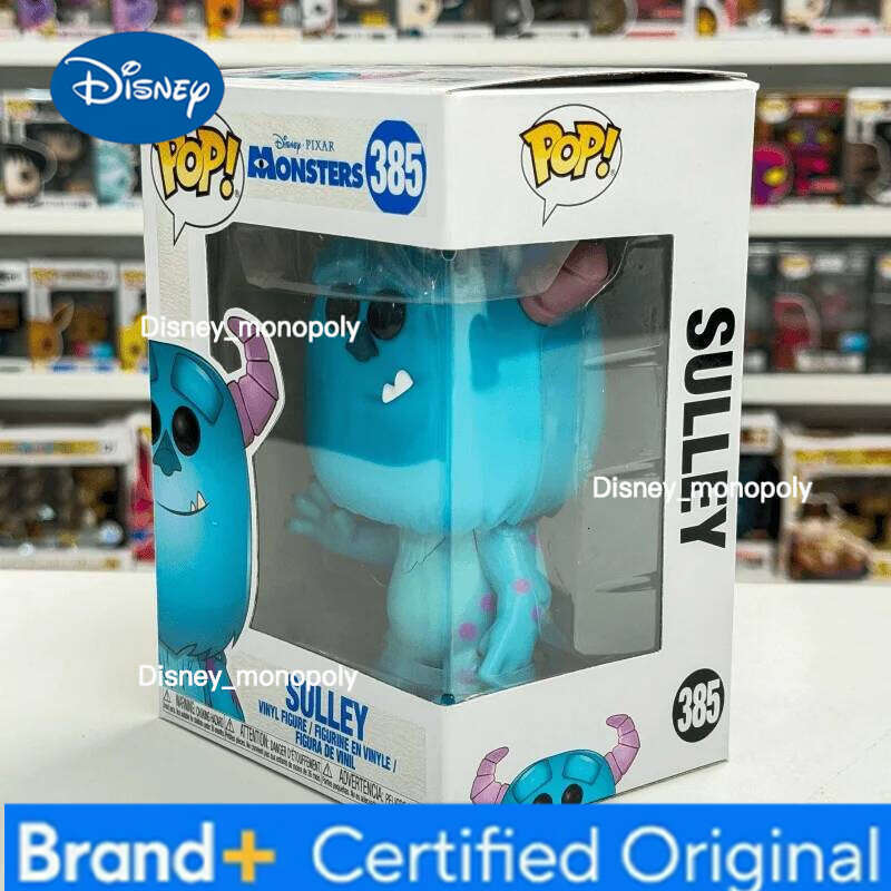 Disney Funko Pop Monsters Inc Walle Vinyl Figures Sulley 385 Action Figure Limited Edition Collecti Ornament Doll Model Toy Gift H260205