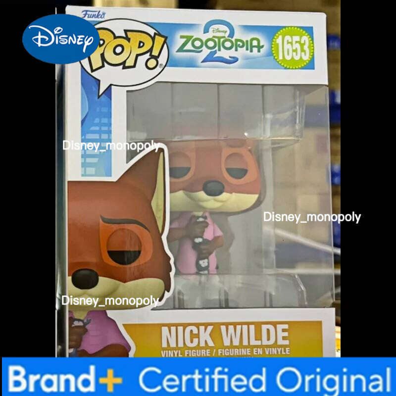 Disney Funko Pop Original Zootopia 2 Judy Hopps Rabbit Officer & Nick Wilde Fox Collectible Figurine Decorative Gift Boys Girls H2602051