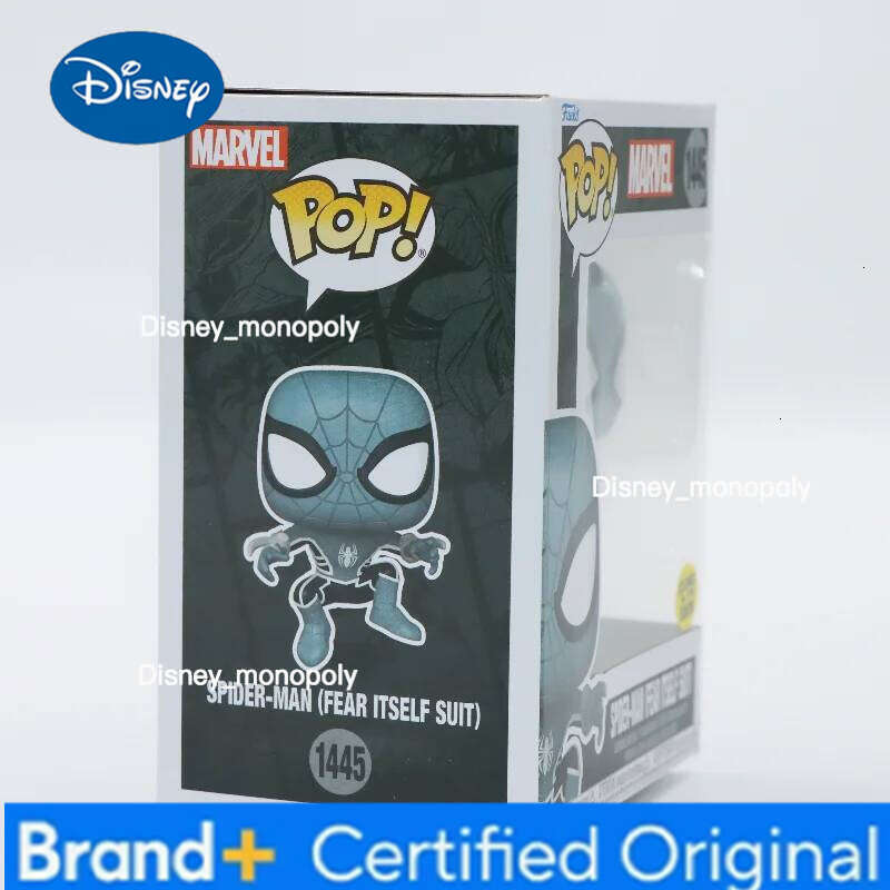 Disney Funko Pop Original Movie Spider-Man Fear Itself Suit Model Anime Action Figure Venom Doll Toy Gift for Kids Collect Deskt Decor H260205
