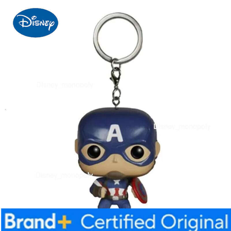 Disney hot Marvel Spider Man Creative Student Pendant Anime Peripheral Men's Car Keychain Fashion Women' Bag Accessories Gifts H260205