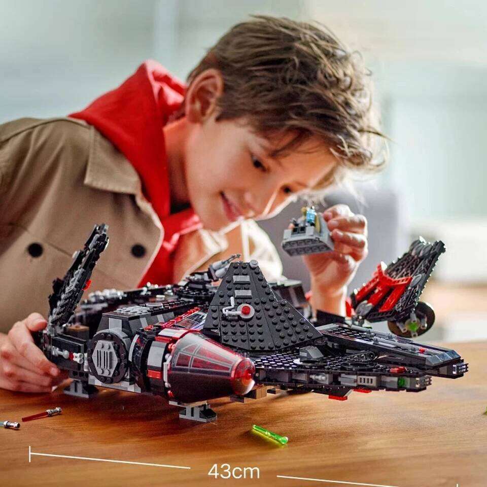 2026 New New Falcon Millennium Dark Spaceship Model Building Blocks Puzzle Assembly Battle Series Toys Adult Boy Birthday Gift 26Y0205