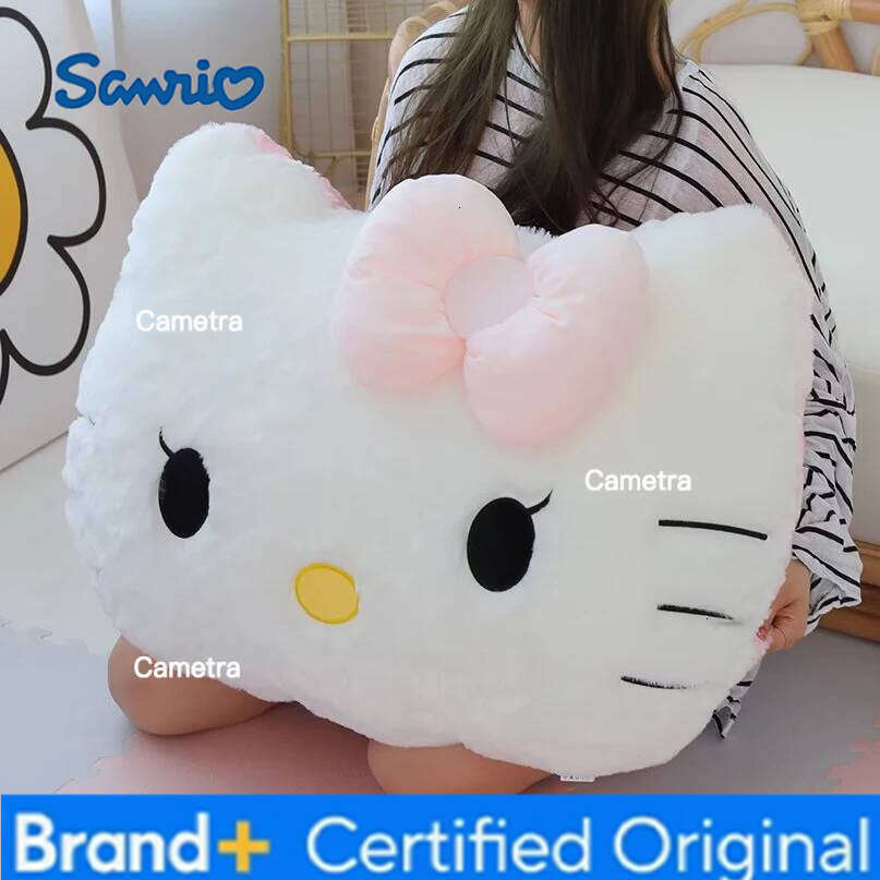 Sanrio Big Size Back Cushion Melody Hello Kitty Sofa Bed Bay Window Home Decor Pillow Hug Plushies Xmas Gift H260205