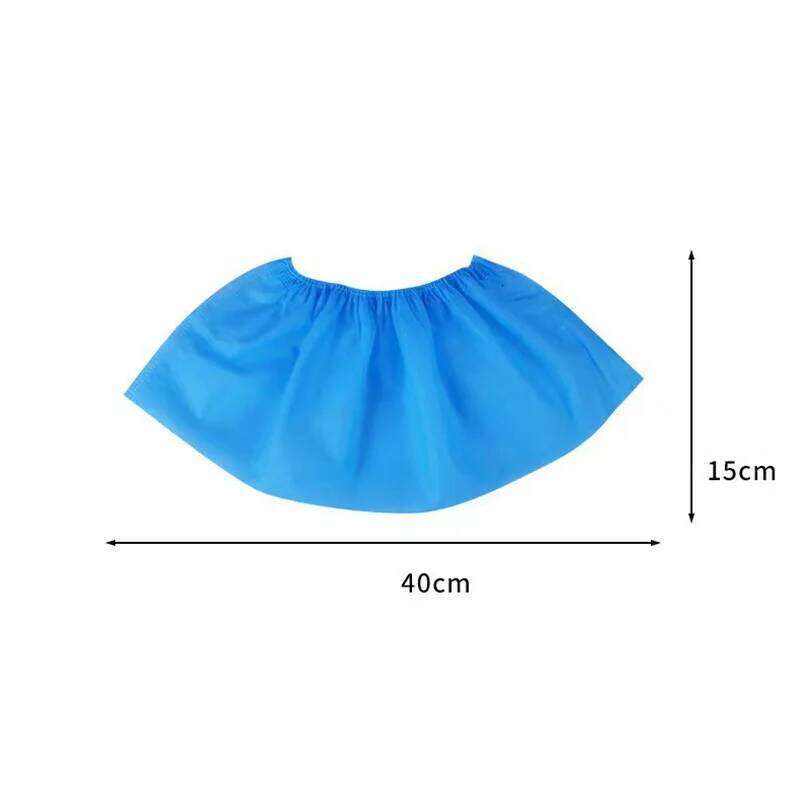 100PCs a pack Disposable Non-woven Household Foot Dustproof Non-slip shoe Cover Children Students Adult S260204