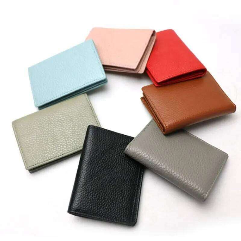 Genuine Leather Business Holder Name Case Wallet for Men & Women Z260205