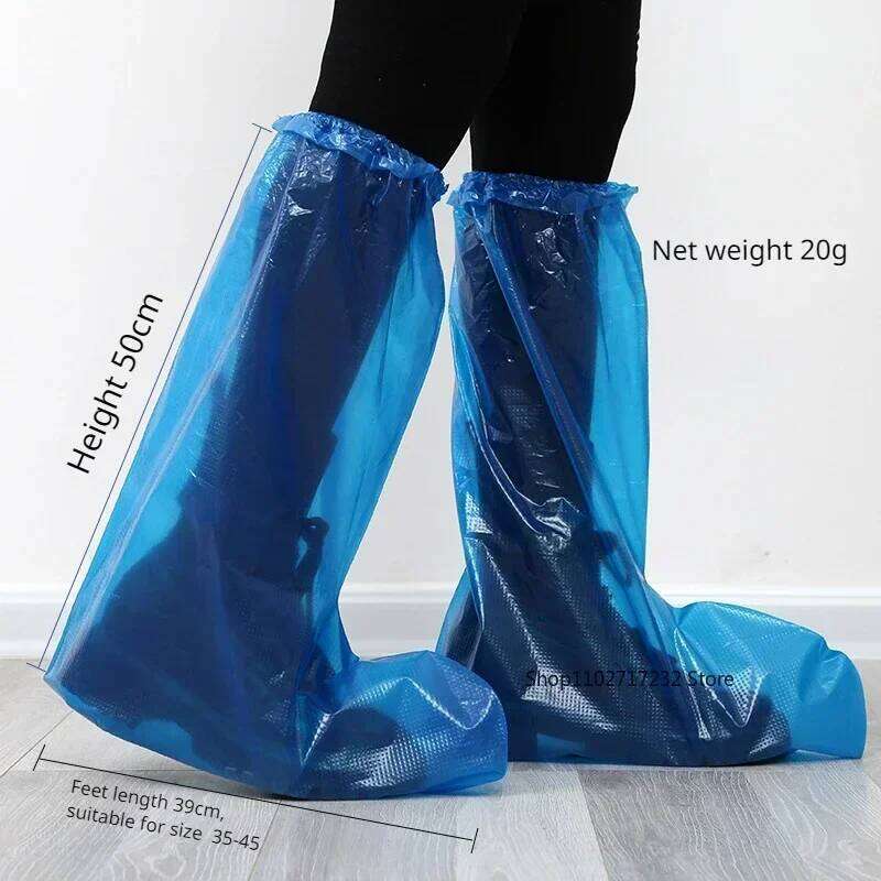 Disposable PE Plastic Protective Covers Wholesale Shoe Rain Boot Cover Waterproof S260204