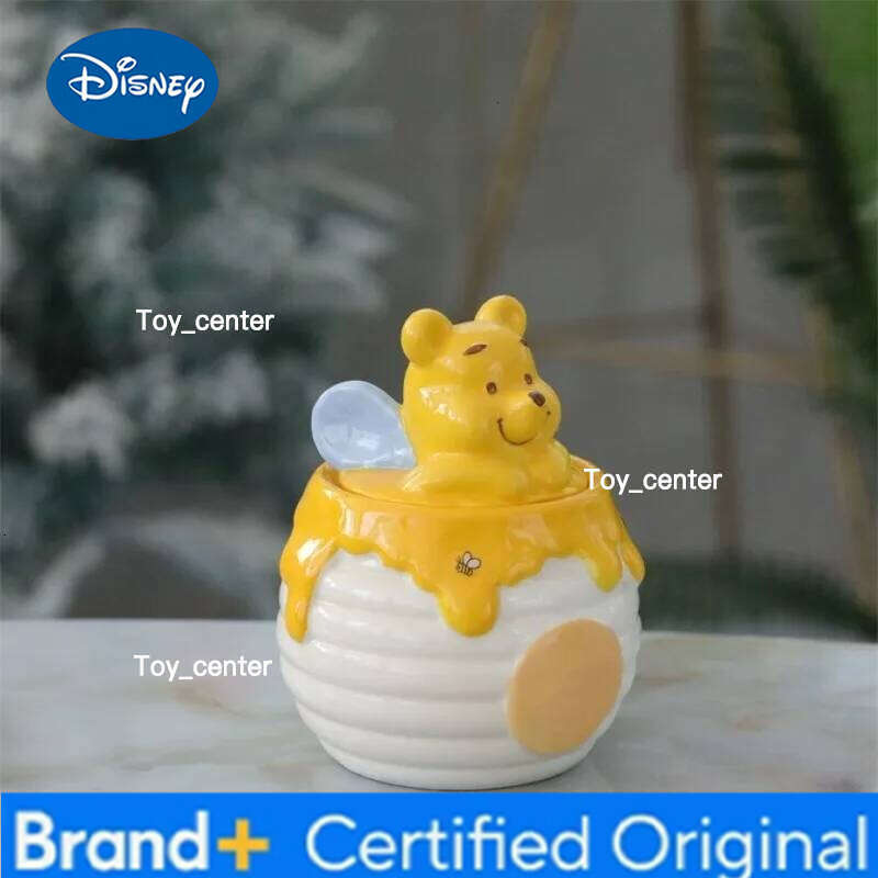 Disney Cartoon Cute Pooh Bear Snack Storage Jar, Fashionable Sweet Men and Women,Large Capacity Ceramic Jar for Home Use H260205