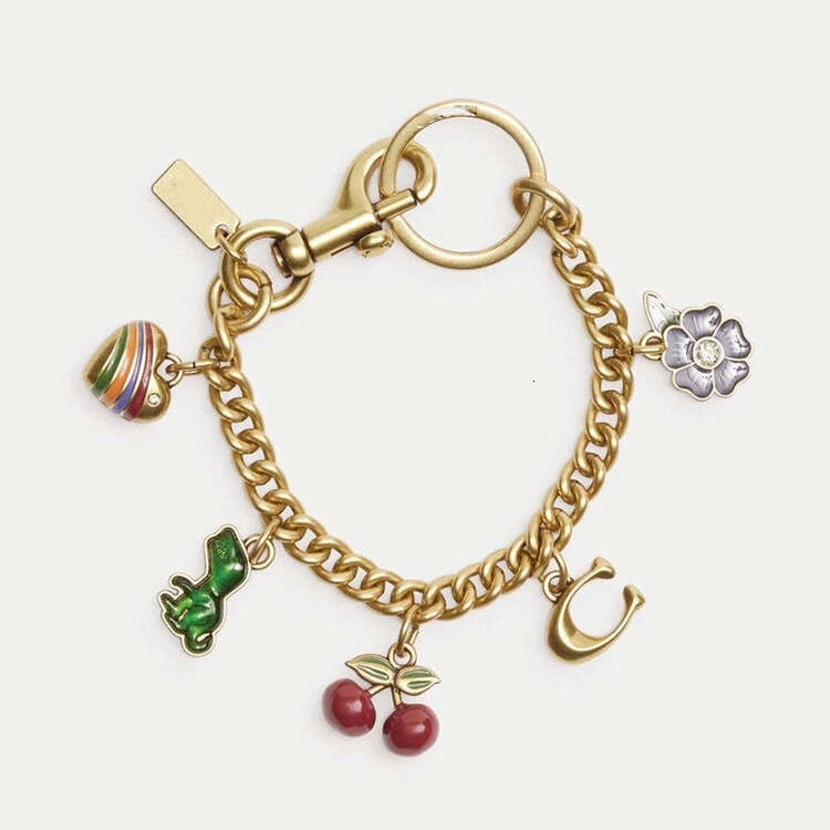 Hot Pendant Strawberry Chain Women's Accessories Cherry Dinosaur Crossbody Bag Keychain