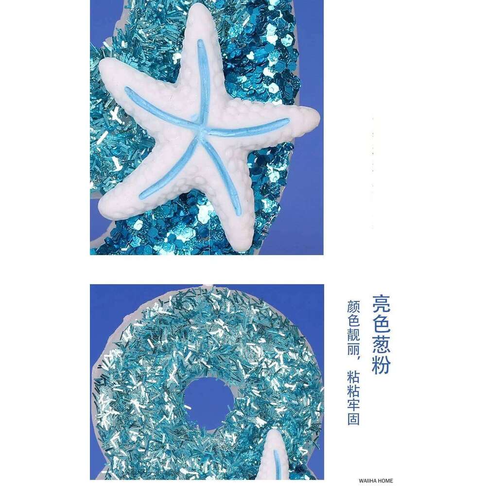 Candles 0-9 Number Glitter Blue Snowflake Candle Kids Girls Birthday Party Cake Topper Decoration Supplies S260204