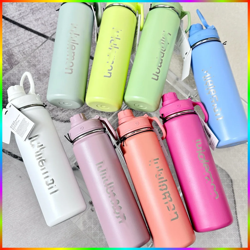 luluity lemonal Insulated Cup Portable Leakproof Outdoor Cups Sport Gym Vacuum Stainless Steel Pure Titanium Free Shipping