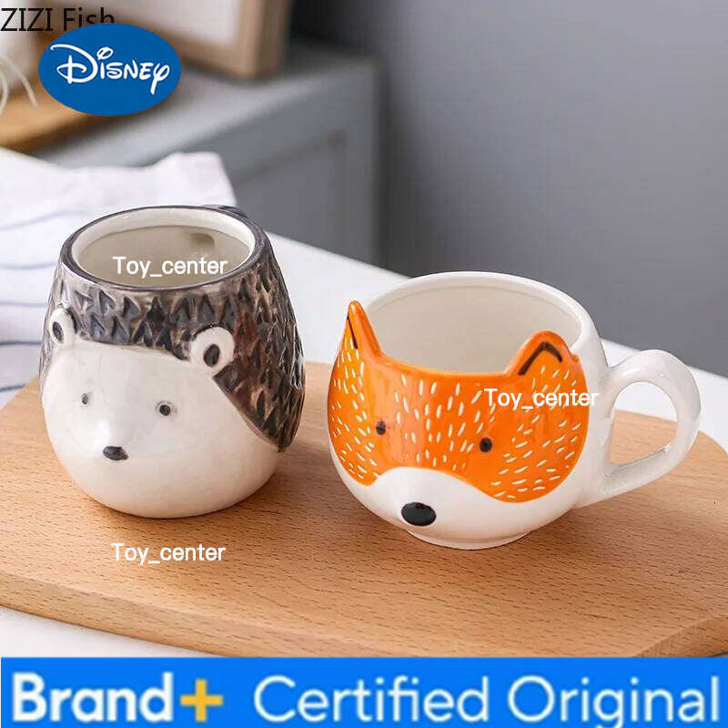 Disney Cartoon Animal Water Creative Ceramic Mug Office Afternoon Tea Coffee Cup Home Breakfast Drinking Set Holiday Gift H260205