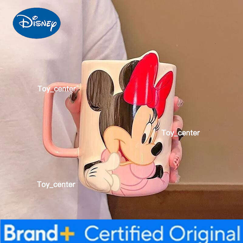Disney Mickey Minnie Daisy anime peripheral popular girls summer cute mug creative water cup student couple gift wholesale H260205