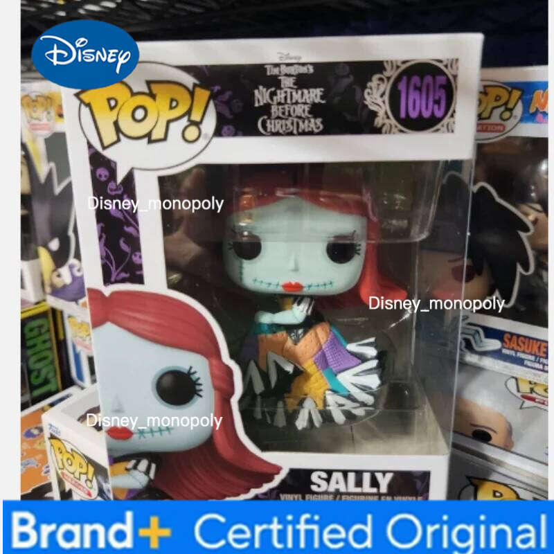 Disney The Nightmare Before Sally Genuine Funko Pop Action Model 1605 Vinyl Sculpture Doll Christmas Festival Gift H260205